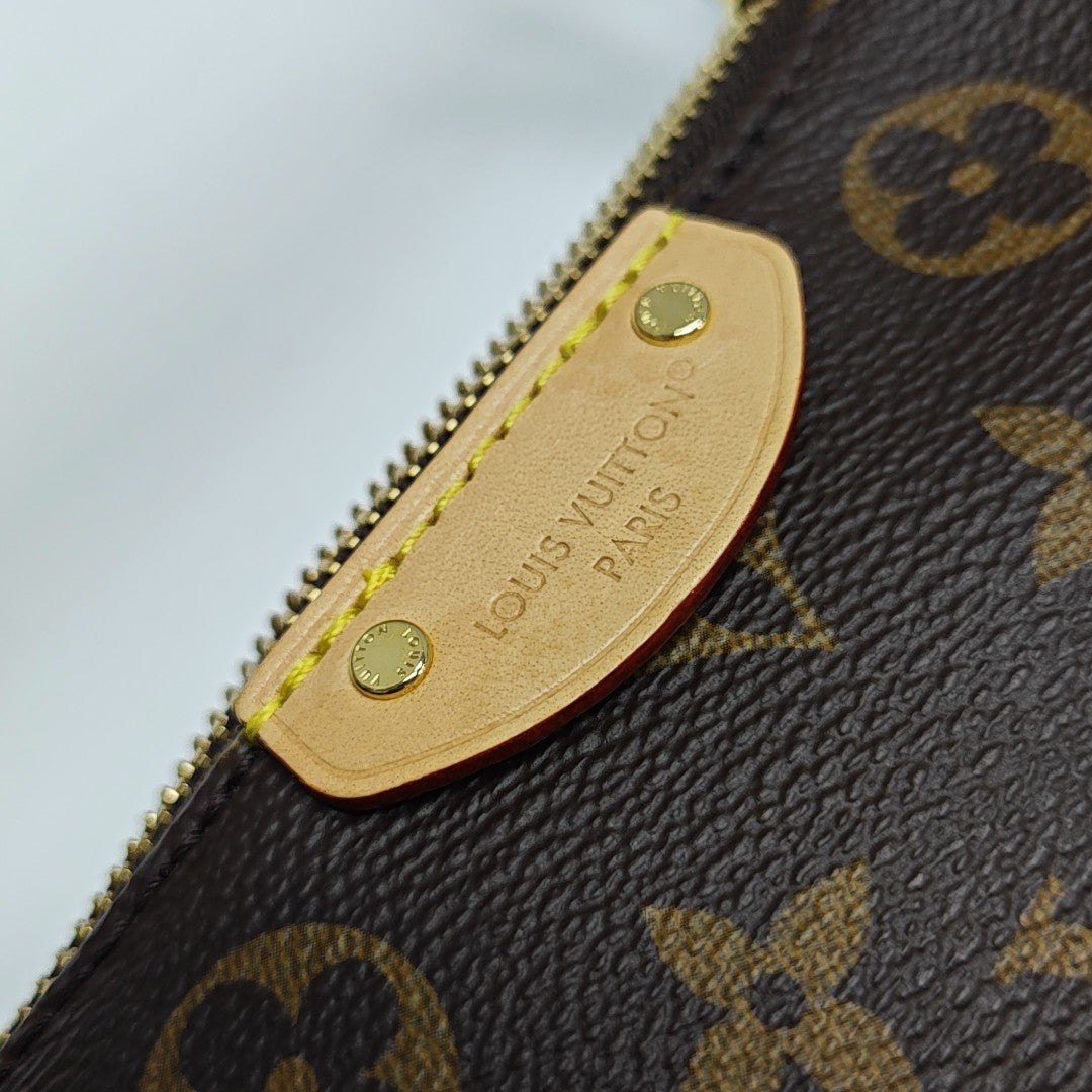HILLS Monogram Coated Canvas Brown