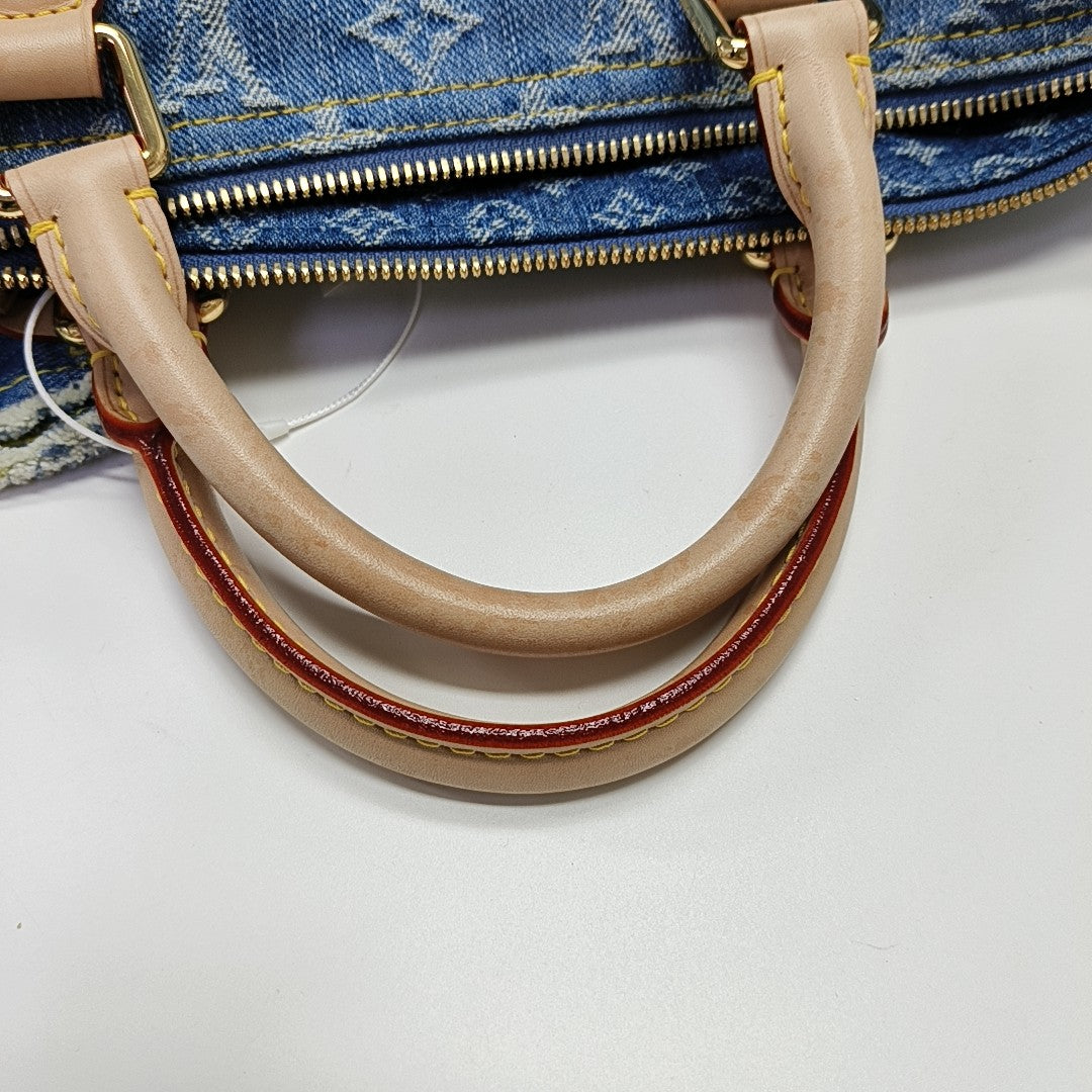 SPEEDY SOFT 30 Monogram Denim Blue