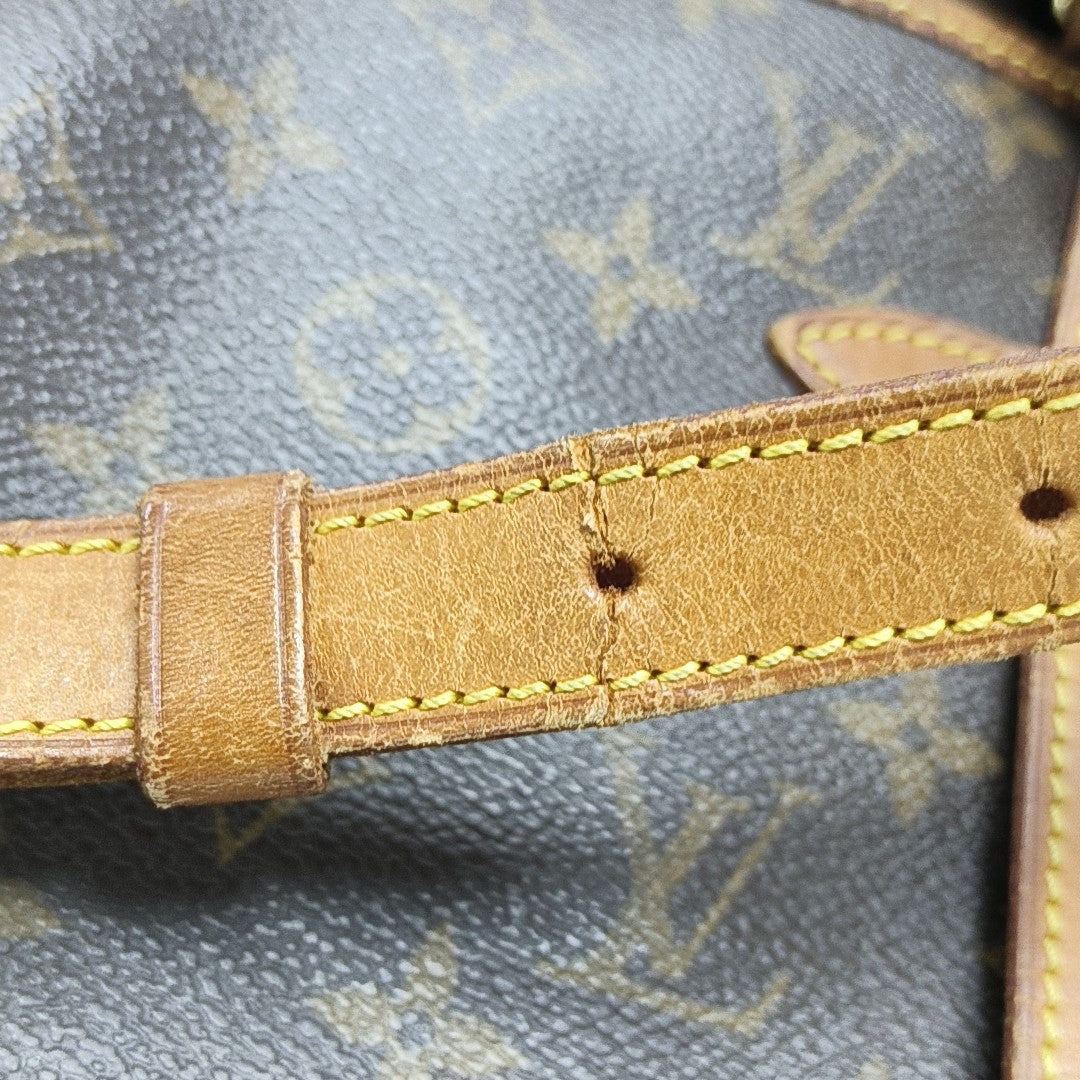 SAUMUR 30 Monogram Coated Canvas Brown