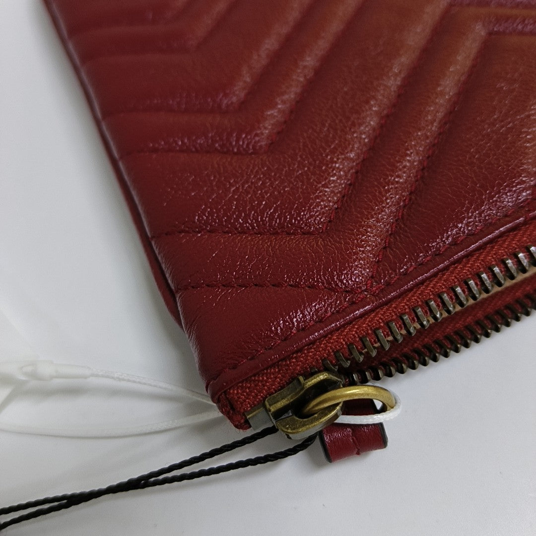 Quilted Calfskin Red