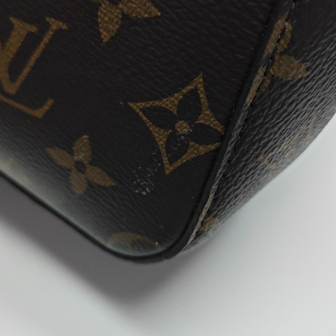 NÉONOÉ MM Monogram Coated Canvas Brown