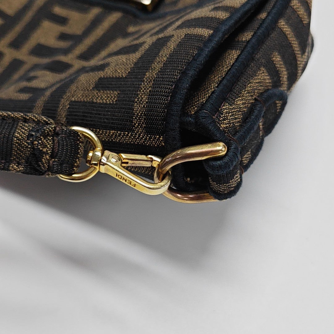 Baguette Mini Fabric Brown