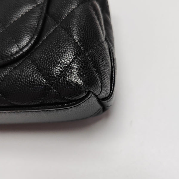 COCO HANDLE Grained Calfskin Black