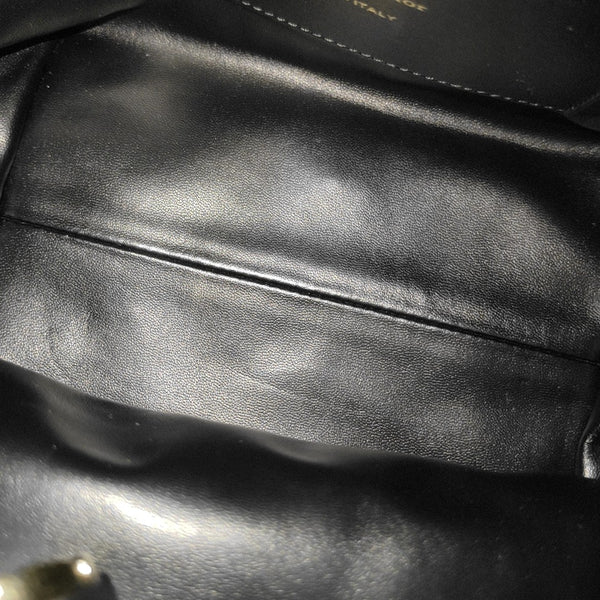 Toujours Small Cannage Wool Black
