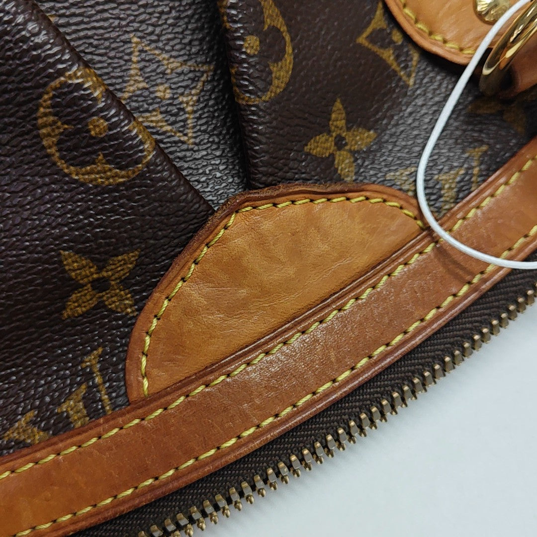 PALERMO PM Monogram Coated Canvas Brown