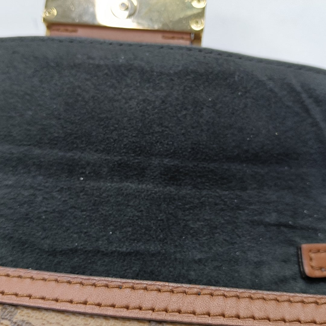 DAUPHINE WOC Monogram Coated Canvas Brown