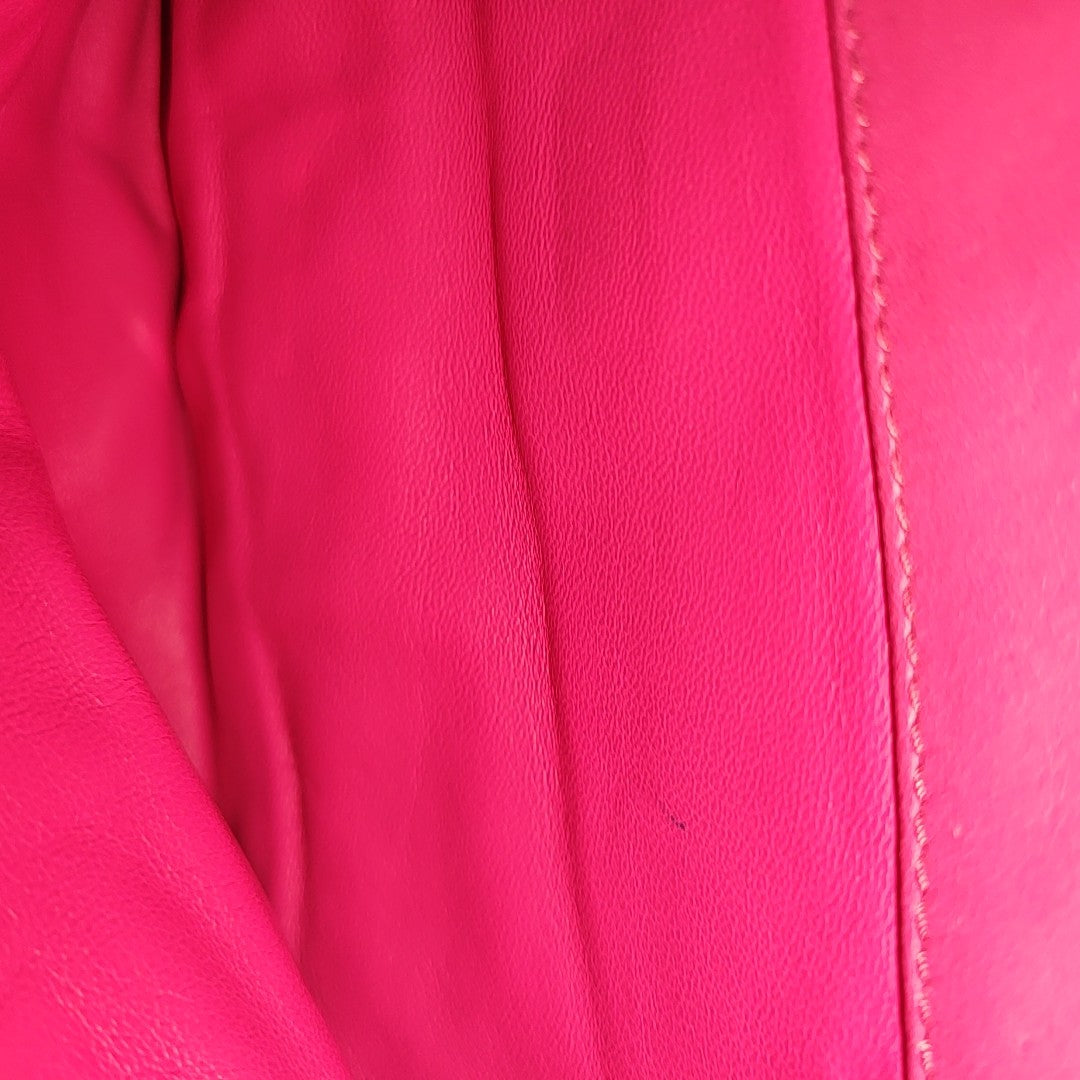 Quilted Lambskin Shoulder Bag Red