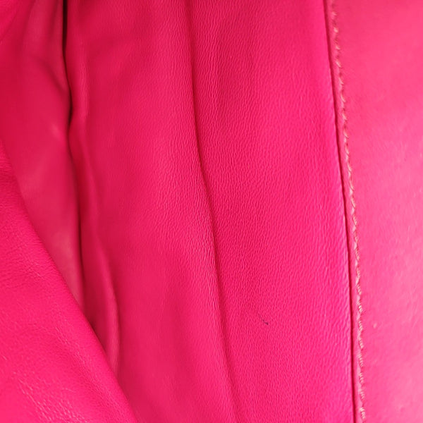 Quilted Lambskin Shoulder Bag Red