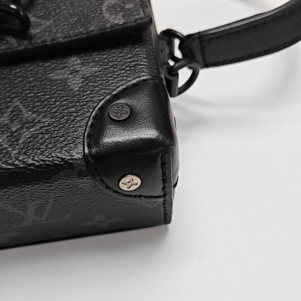 STEAMER Mini Monogram Coated Canvas Black