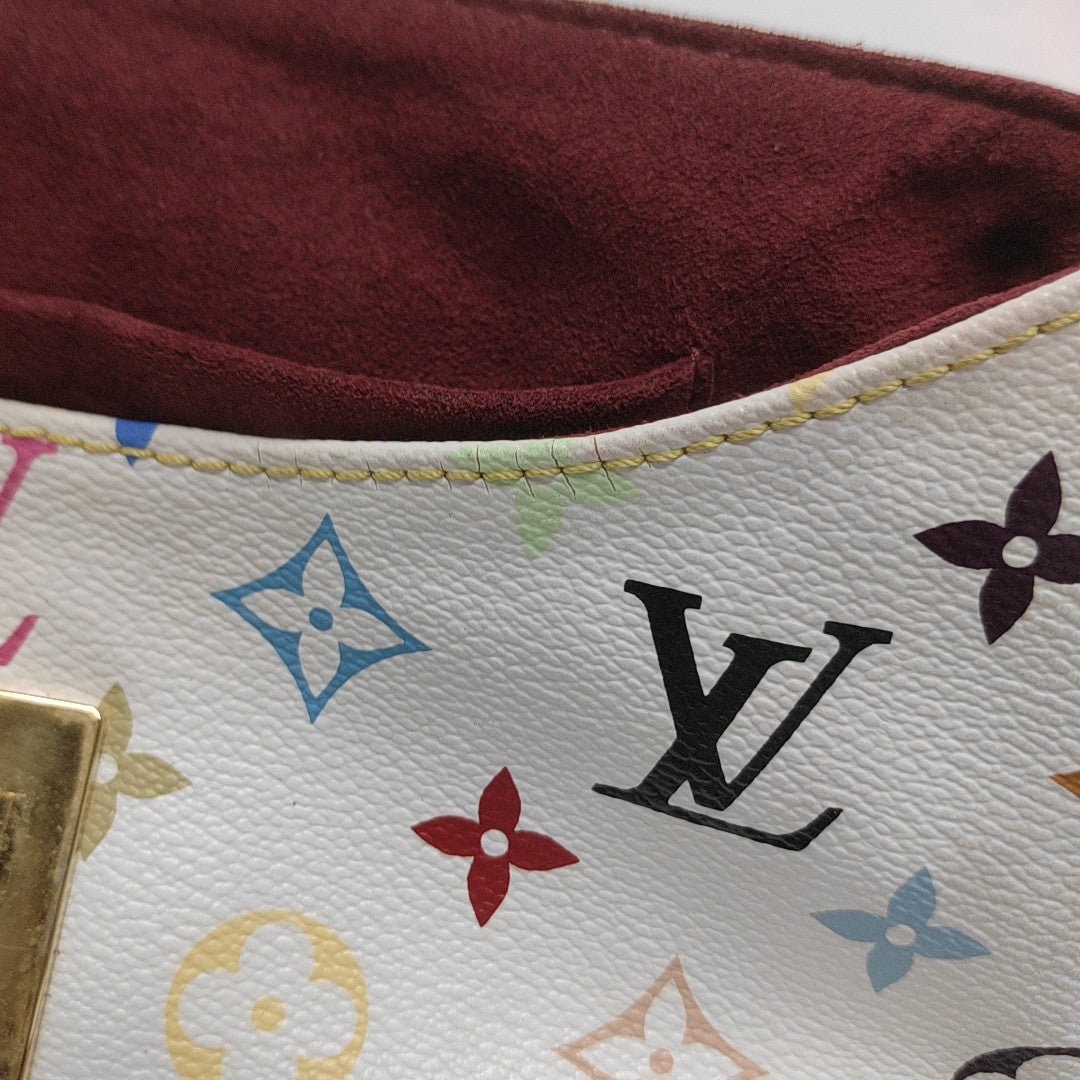 LV × TM ANNIE Monogram Coated Canvas White