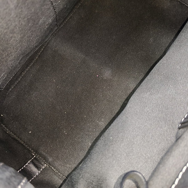 Calfskin Top Handle Bag Black