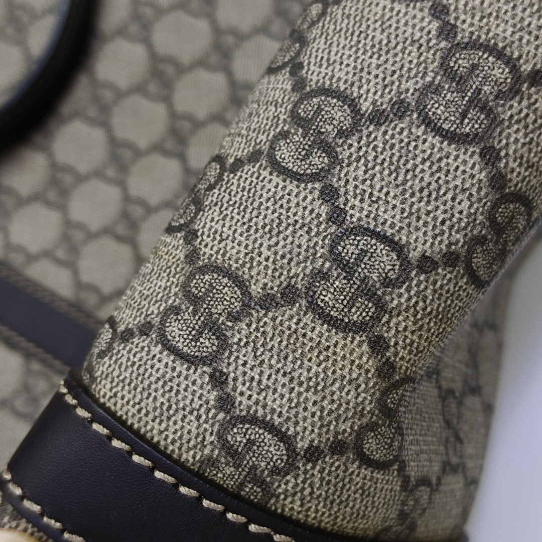 Duffle Monogram Coated Canvas Beige