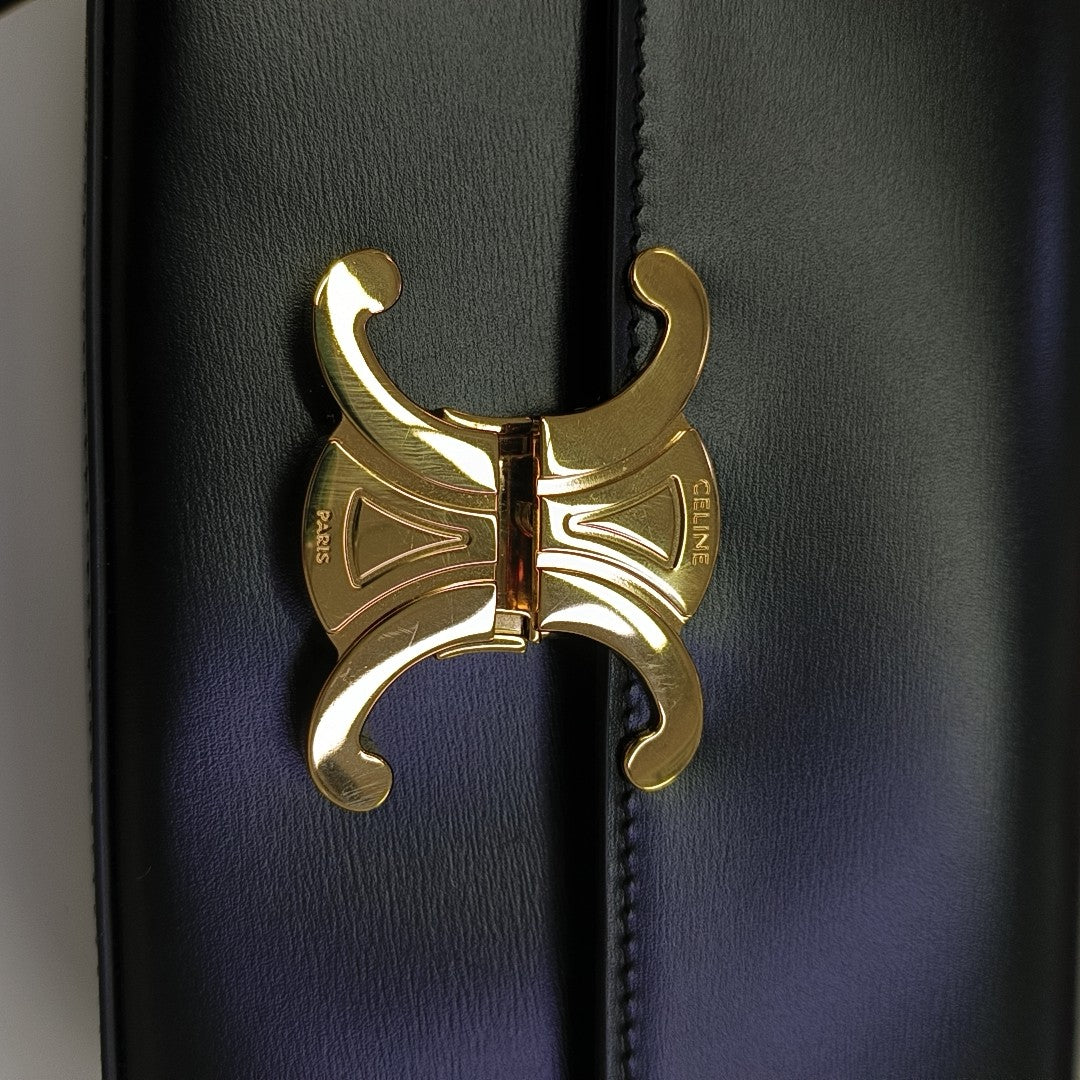 CLAUDE Calfskin Black