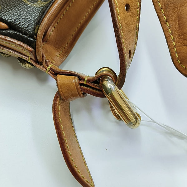 HUDSON GM Monogram Coated Canvas Brown