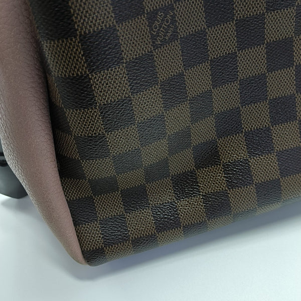 BRITTANY BB Damier Ebene Coated Canvas Brown