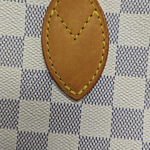 NEVERFULL MM Damier Azur Coated Canvas Beige