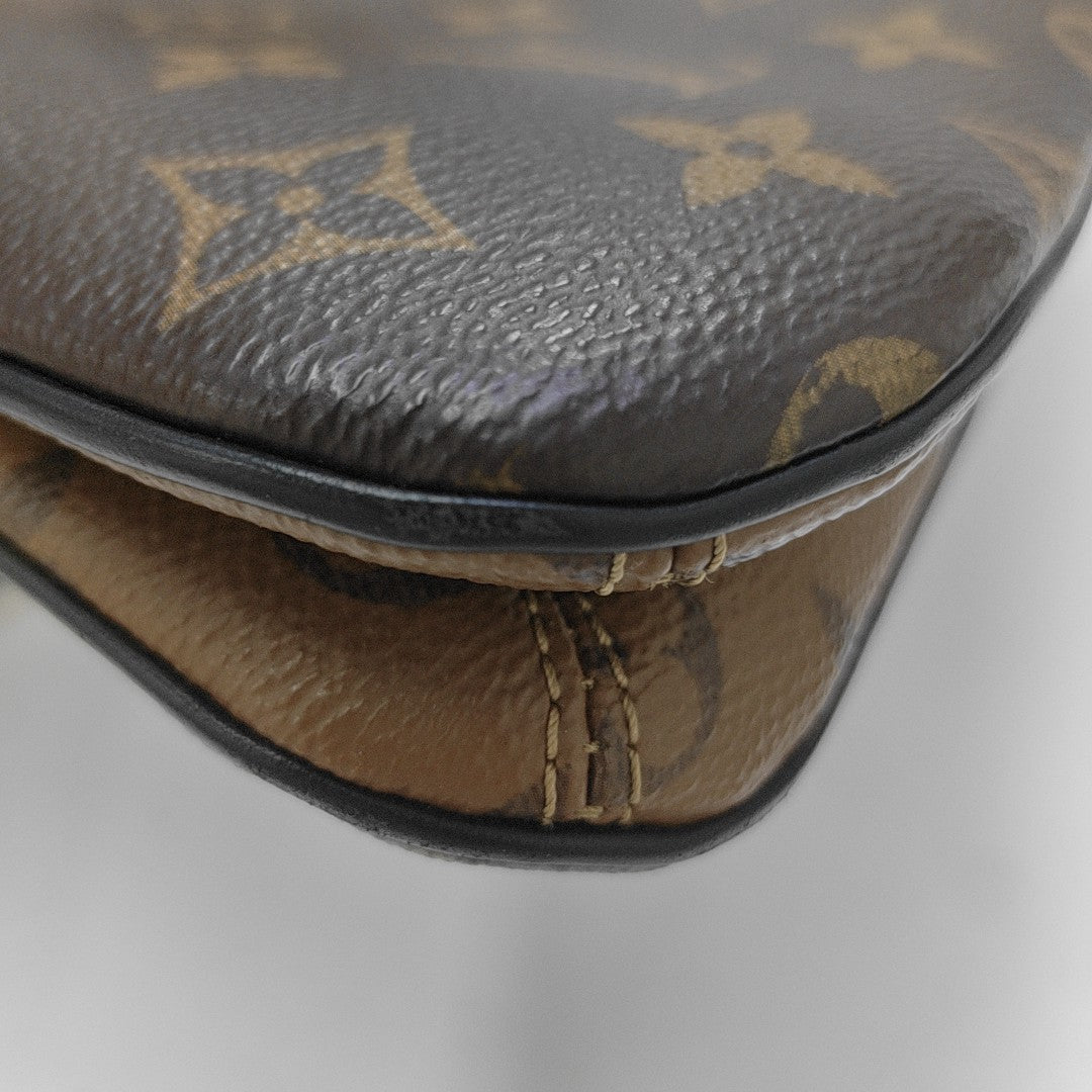 TWINNY Monogram Coated Canvas Brown