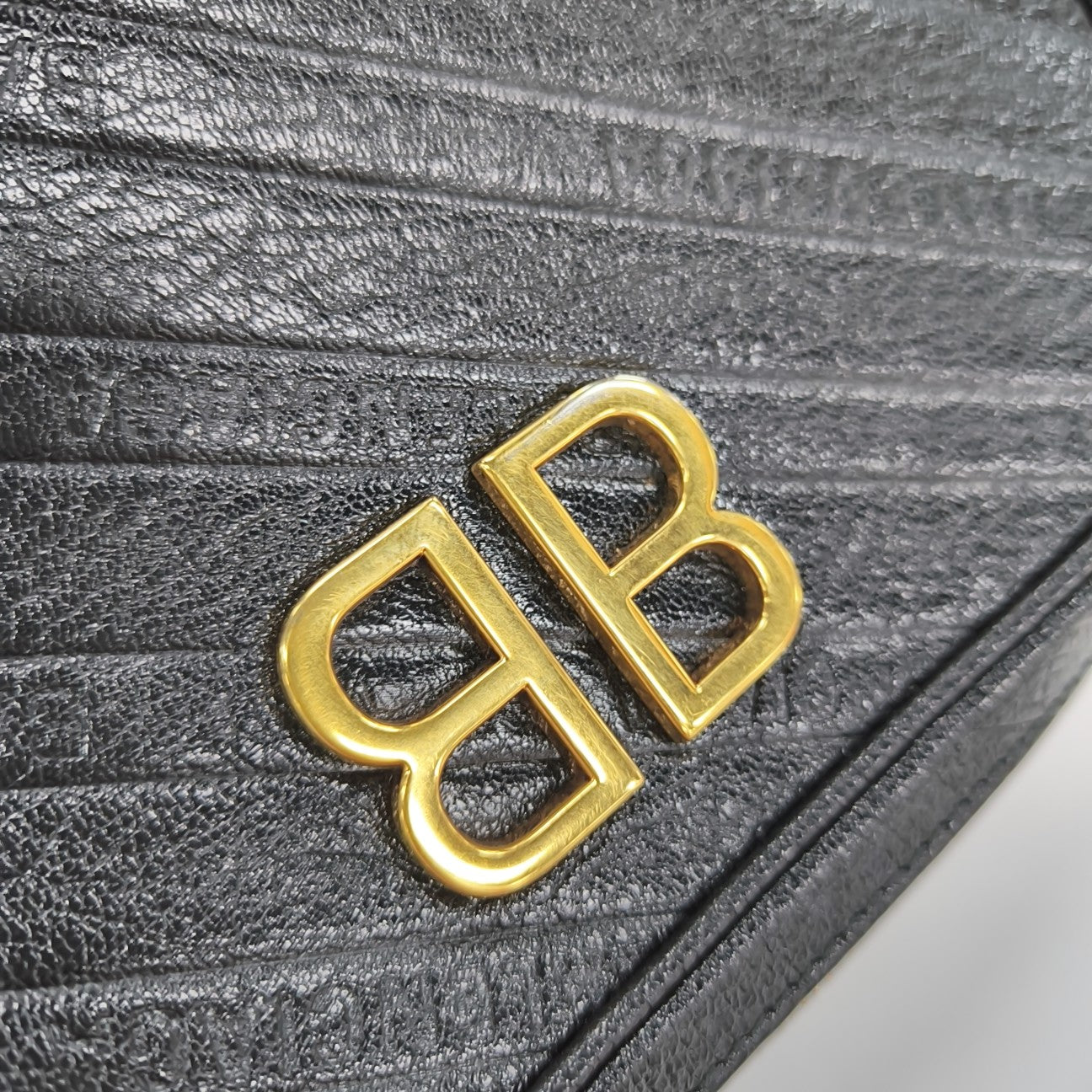 BB Quilted Calfskin Black
