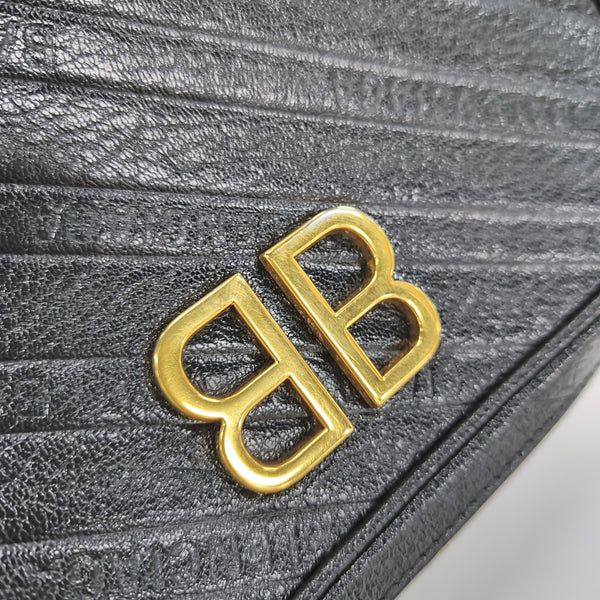 BB Quilted Calfskin Black