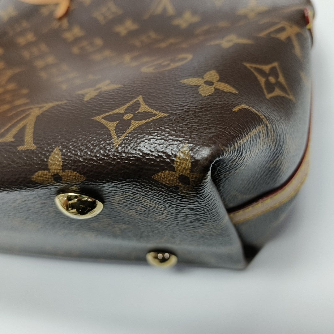 CARRYALL PM Monogram Coated Canvas Brown