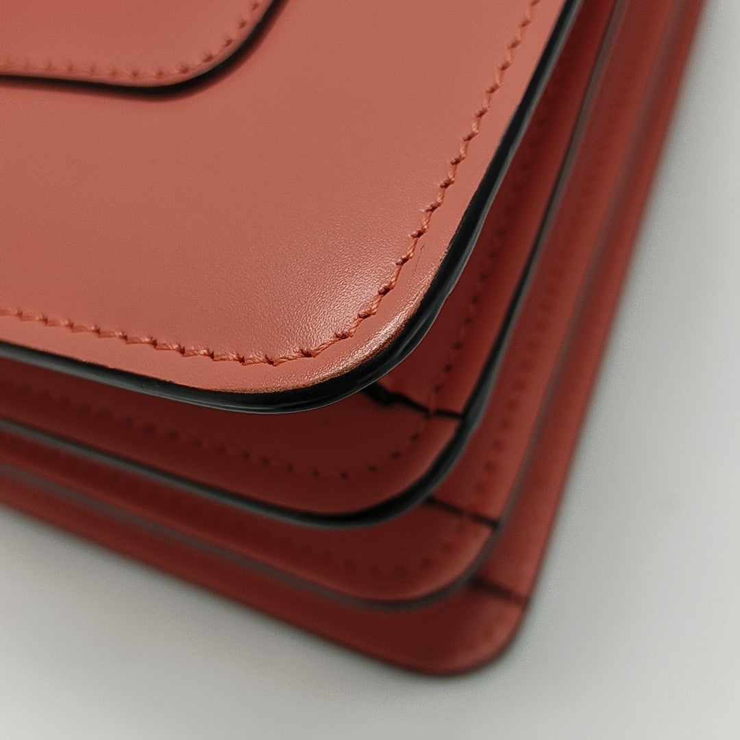 SERPENTI FOREVER Small Calfskin Red