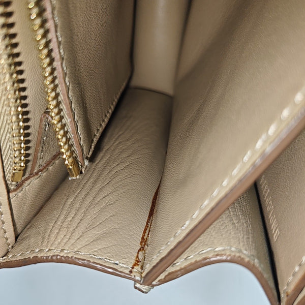 TB Small Lambskin Beige