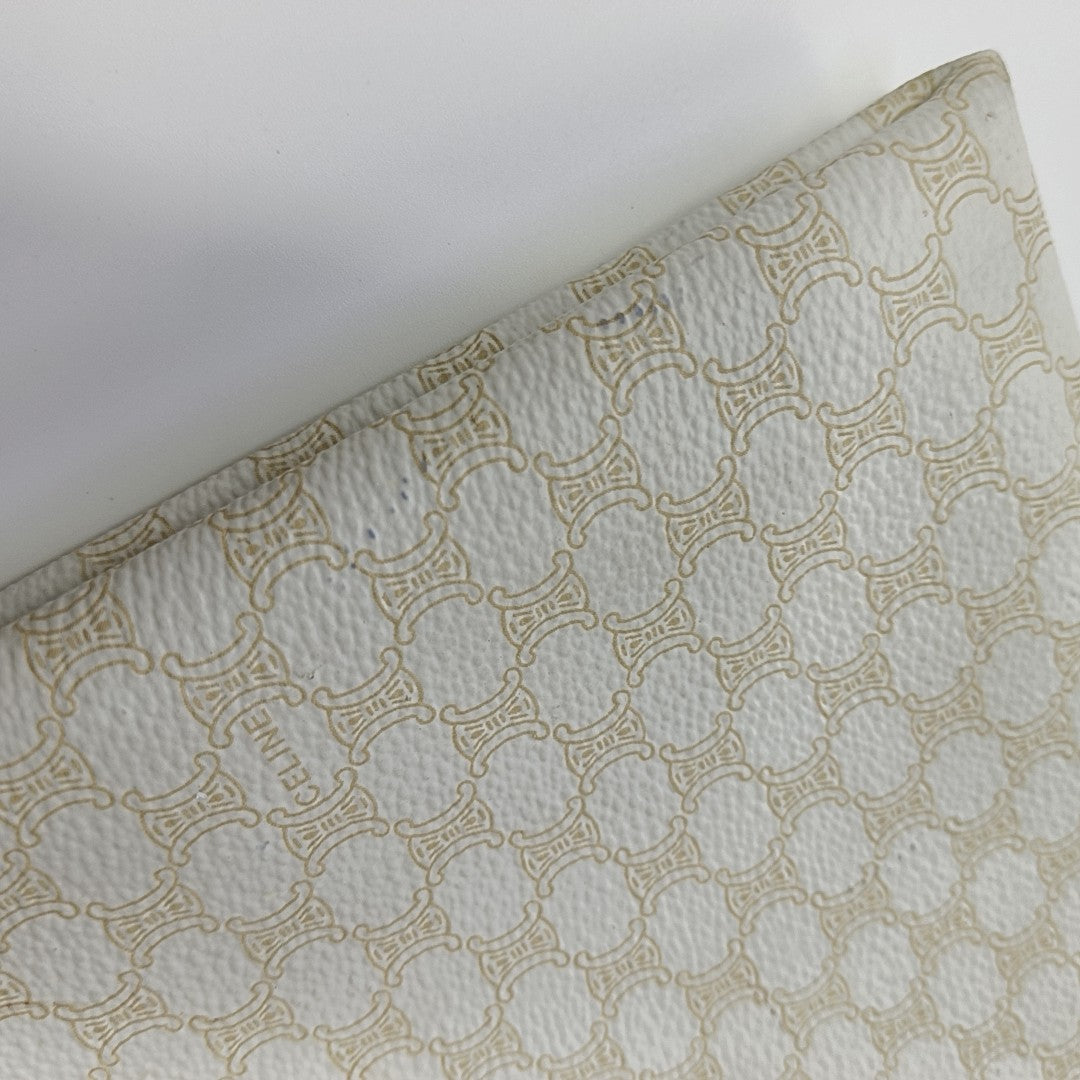 Coated Canvas Tote Bag White