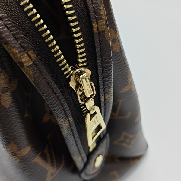 PALAIS PM Monogram Coated Canvas Brown