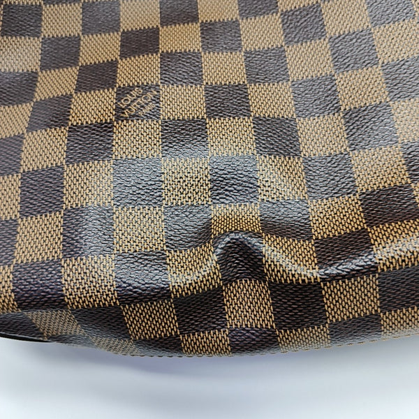 DISTRICT MM Damier Ebene Coated Canvas Brown