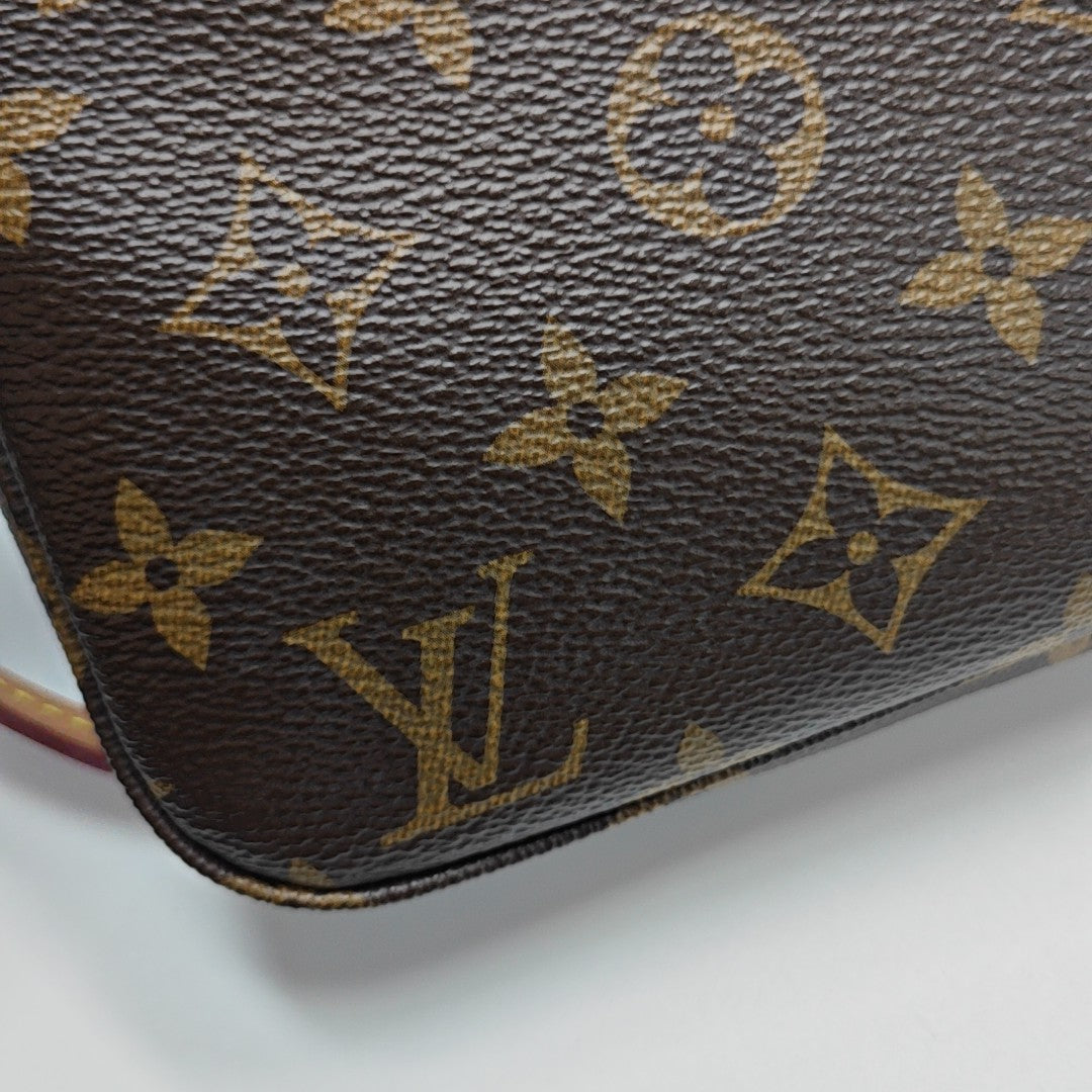 ACCESSOIRES GM Monogram Coated Canvas Brown