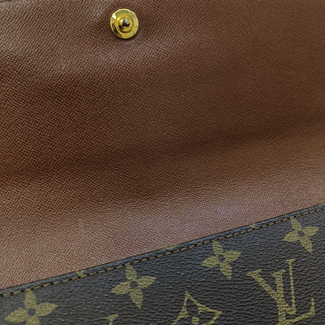 DAME GM Monogram Coated Canvas Brown
