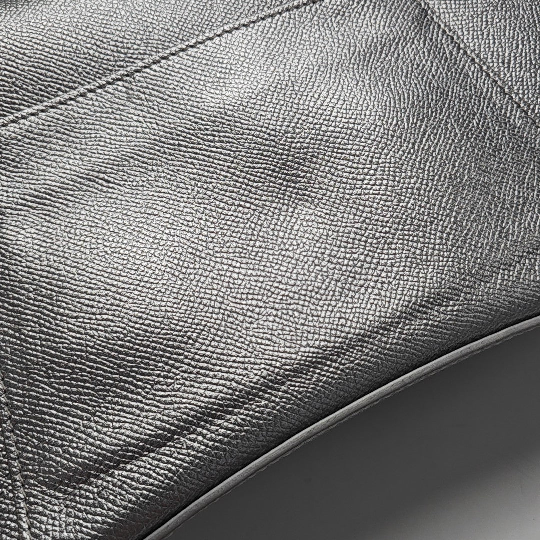 Downtown Small Calfskin Silver