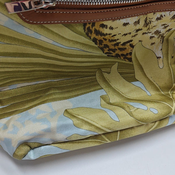 Fabric Top Handle Bag Multicolor
