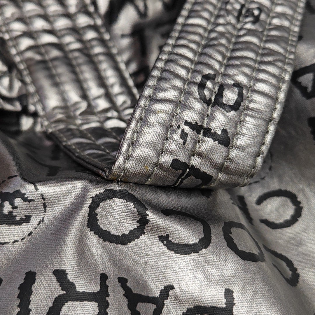 Plastic Tote Bag Gray