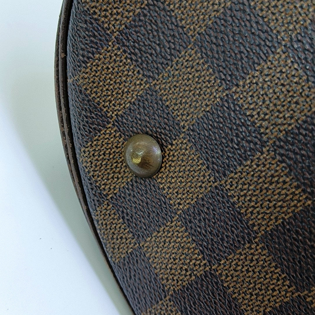 BUCKET PM Damier Ebene Coated Canvas Brown