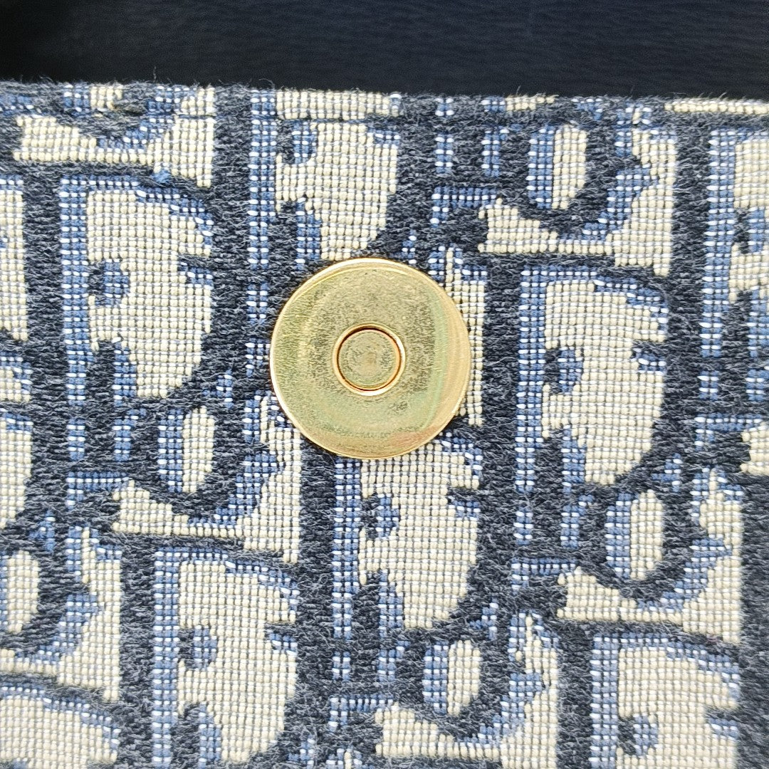 Saddle Monogram Canvas Azul