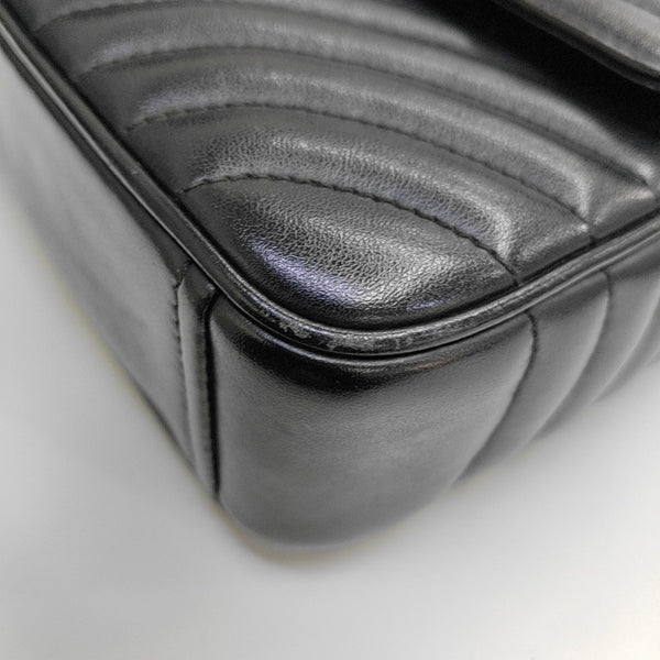 Diagramme Medium Quilted Calfskin Black