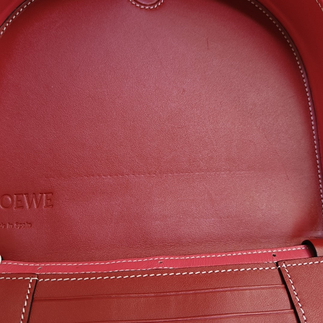 Heel Calfskin Red
