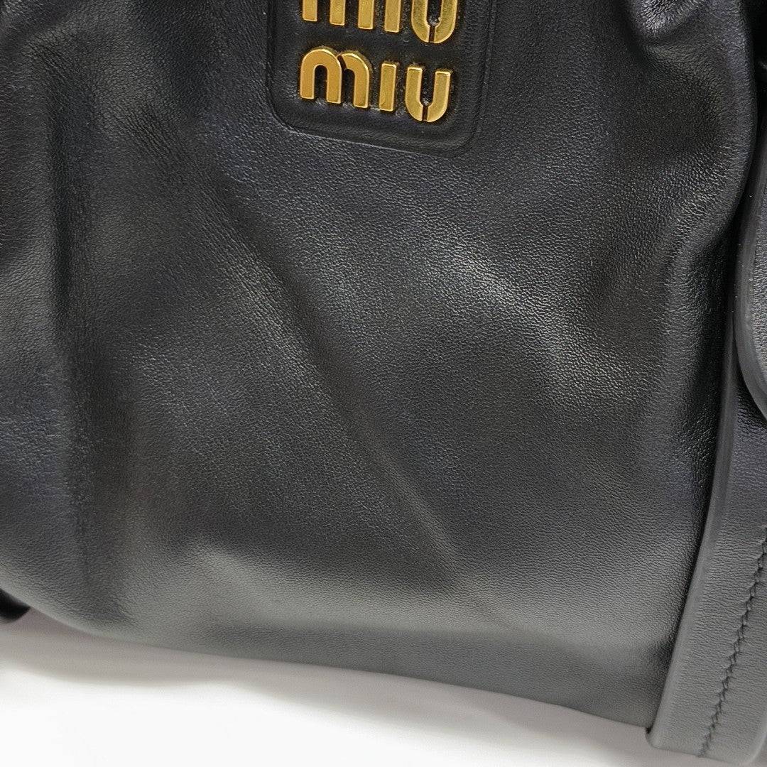 Lambskin Shoulder Bag Black
