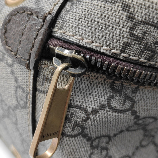 Ophidia Medium Monogram Coated Canvas Beige