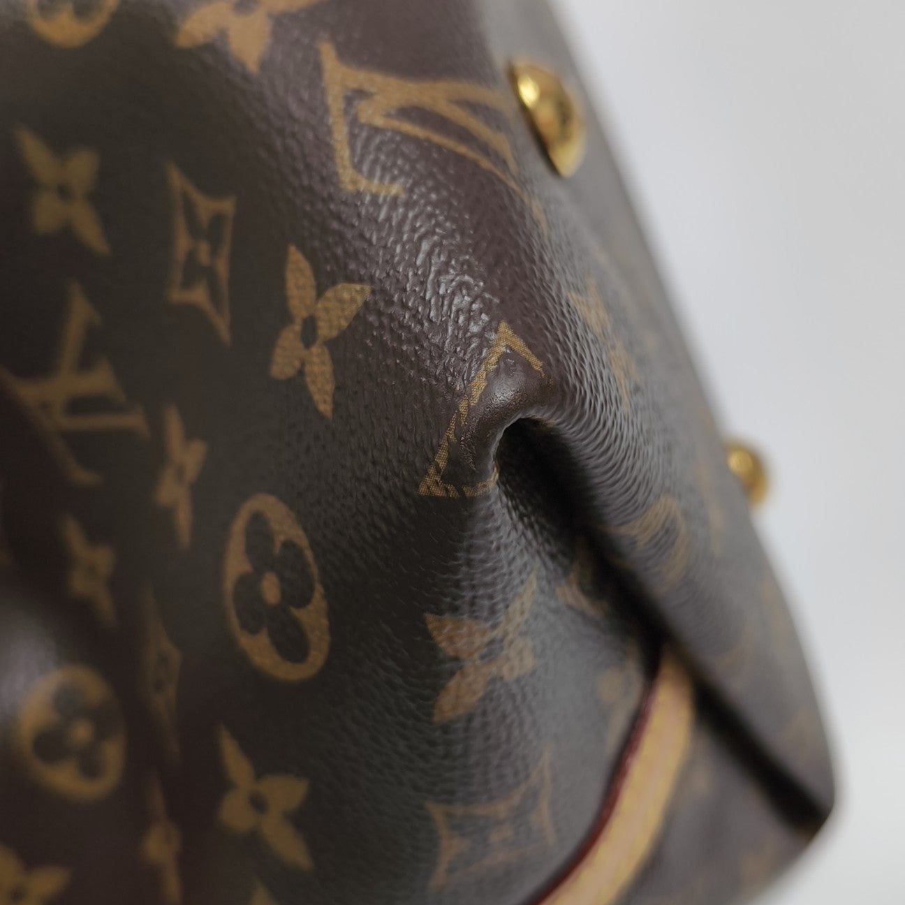 CARRYALL MM Monogram Coated Canvas Brown