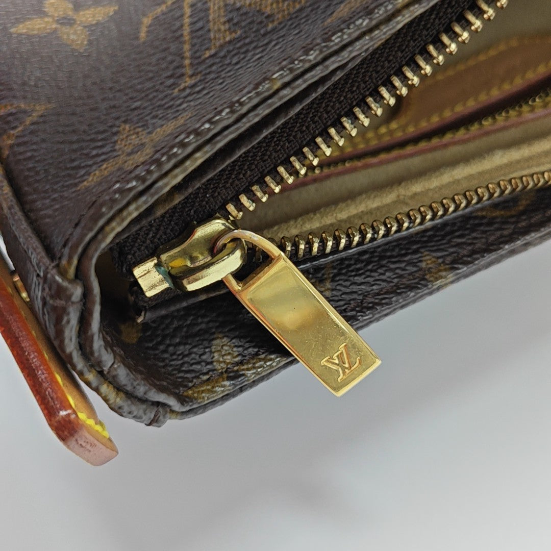 LOOPING MM Monogram Coated Canvas Brown