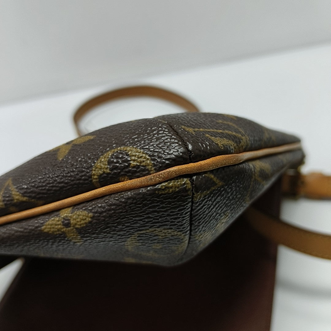MUSETTE TANGO Monogram Coated Canvas Brown
