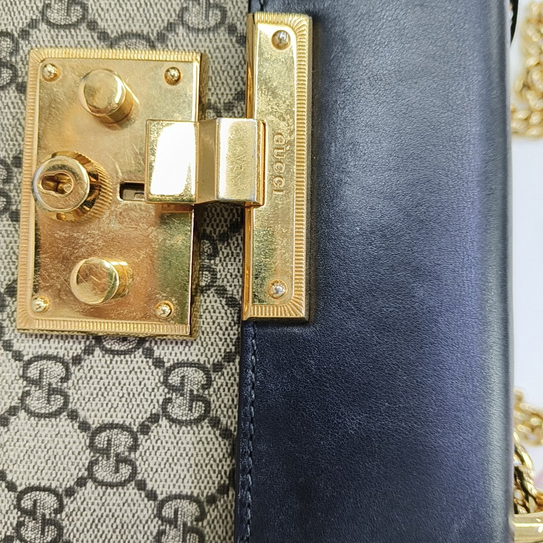 Padlock Small Monogram Coated Canvas Multicolor