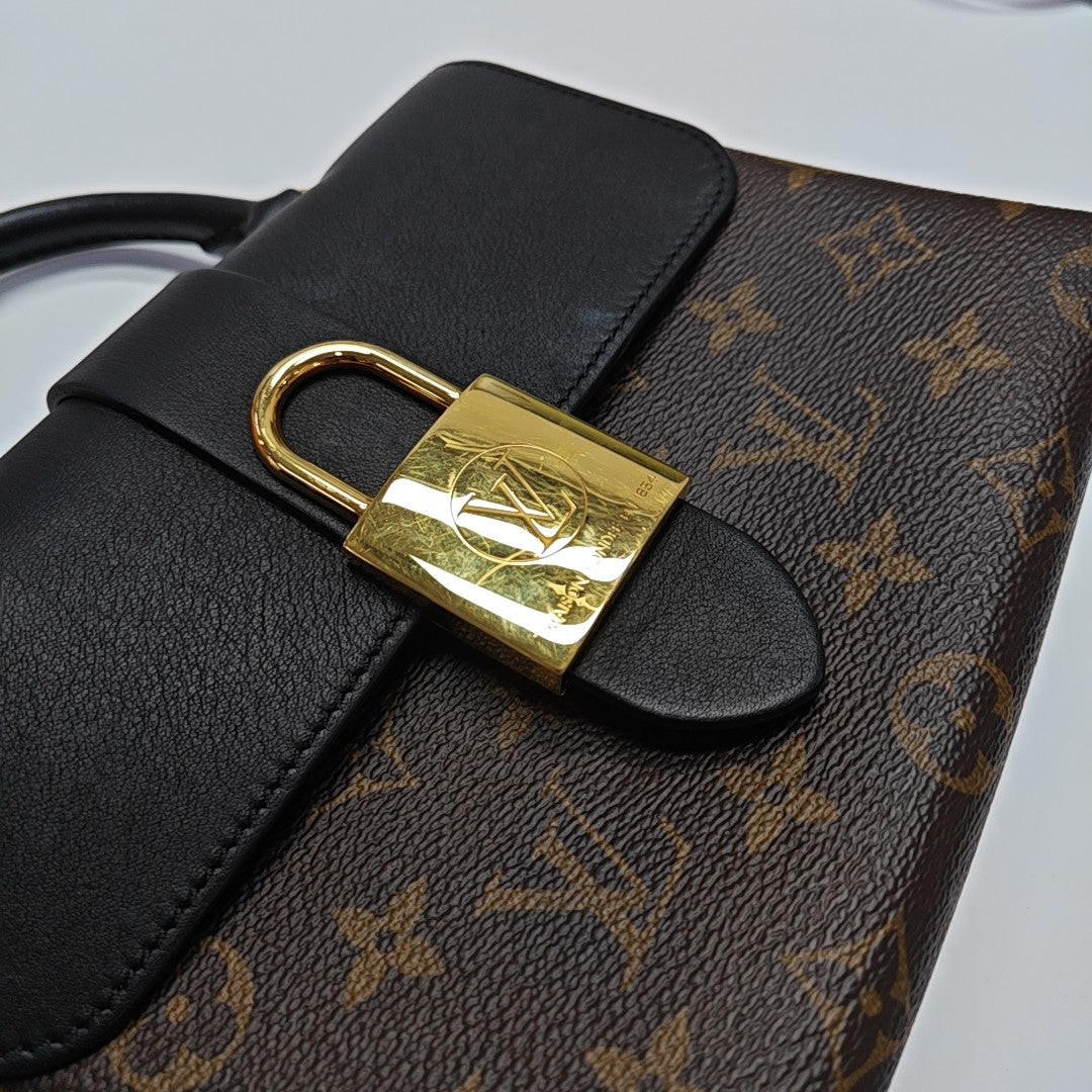 LOCKY BB Monogram Coated Canvas Brown