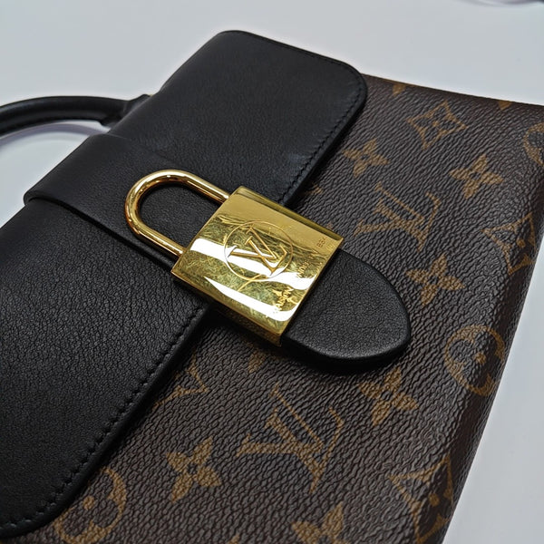 LOCKY BB Monogram Coated Canvas Brown