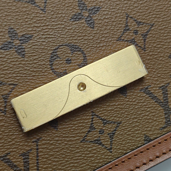 DAUPHINE Mini Monogram Coated Canvas Brown