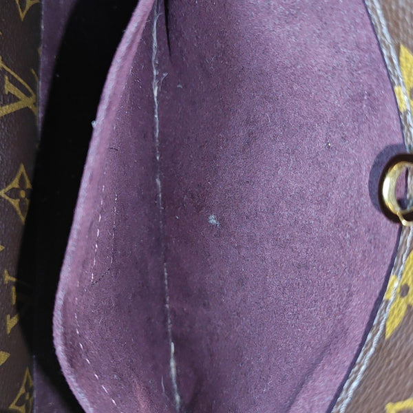 MONTAIGNE Monogram Coated Canvas Brown