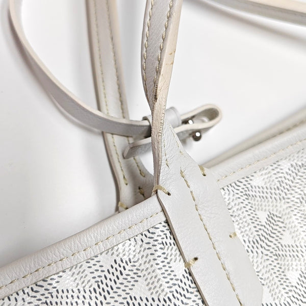 Anjou Mini Coated Canvas White