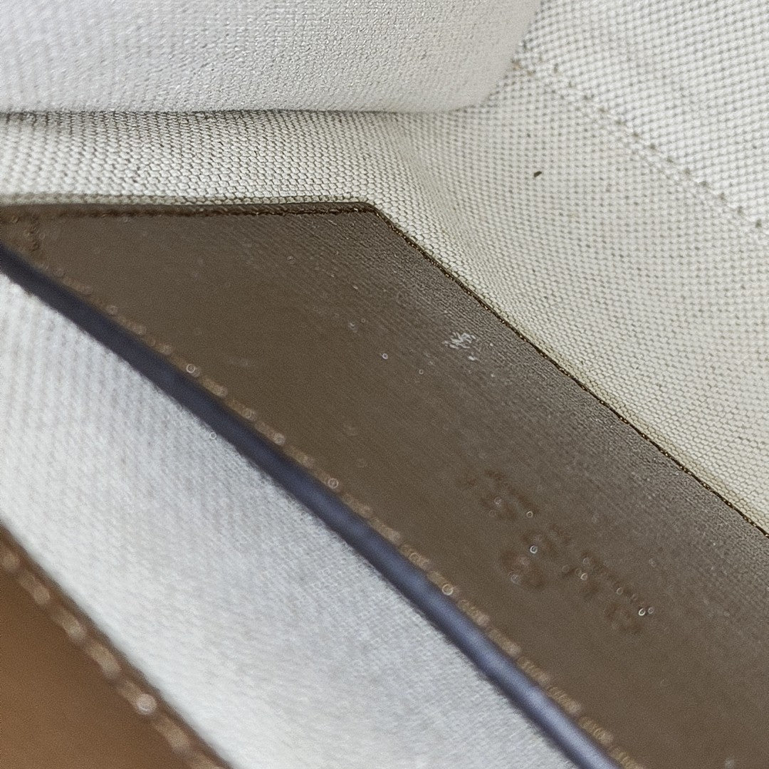 Retro Mini Monogram Coated Canvas Beige